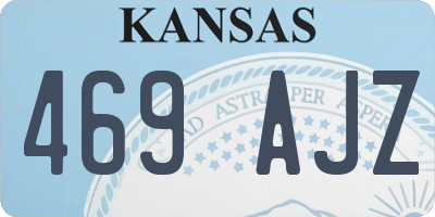KS license plate 469AJZ