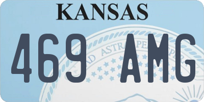KS license plate 469AMG