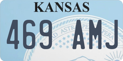 KS license plate 469AMJ