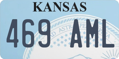 KS license plate 469AML