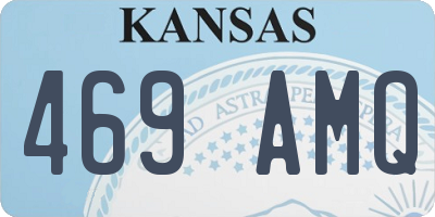 KS license plate 469AMQ