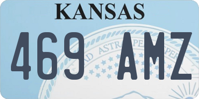 KS license plate 469AMZ
