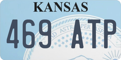 KS license plate 469ATP