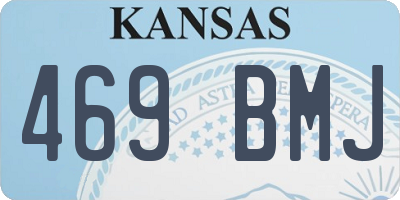 KS license plate 469BMJ