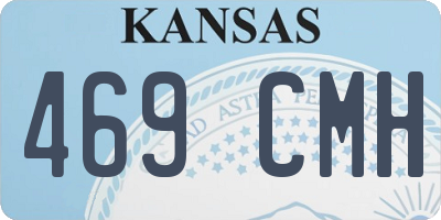 KS license plate 469CMH