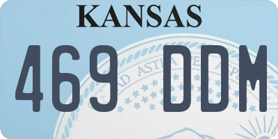 KS license plate 469DDM