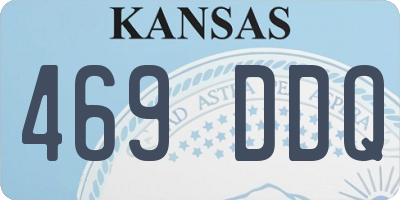 KS license plate 469DDQ