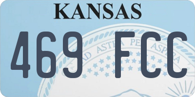 KS license plate 469FCC