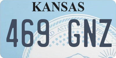 KS license plate 469GNZ