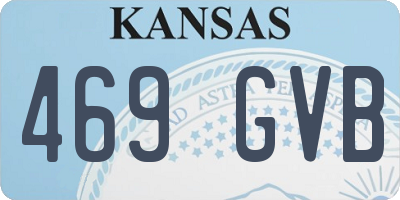 KS license plate 469GVB