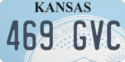 KS license plate 469GVC