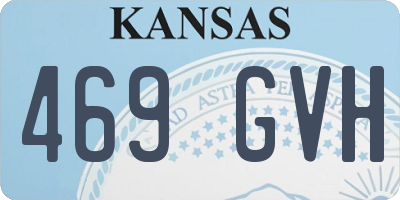 KS license plate 469GVH