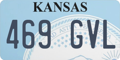 KS license plate 469GVL