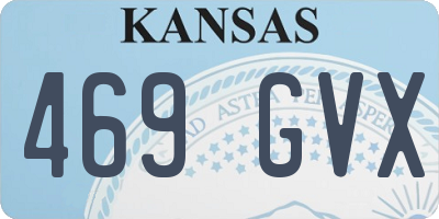 KS license plate 469GVX