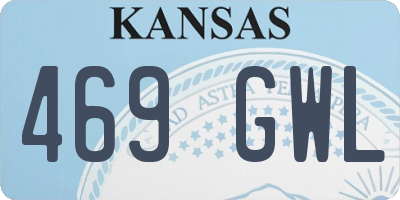KS license plate 469GWL