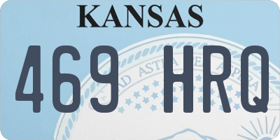 KS license plate 469HRQ