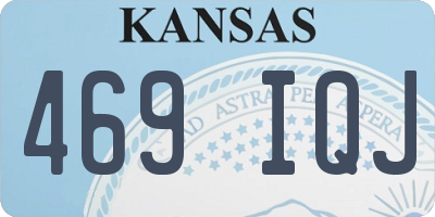 KS license plate 469IQJ
