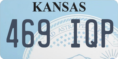 KS license plate 469IQP