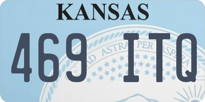KS license plate 469ITQ