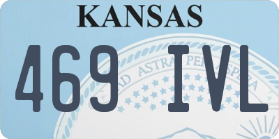 KS license plate 469IVL