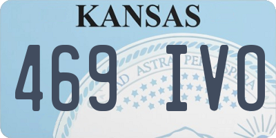 KS license plate 469IVO