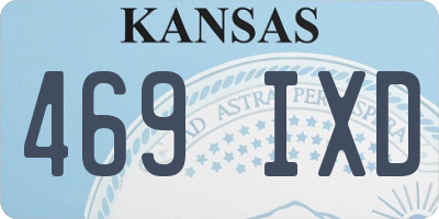 KS license plate 469IXD