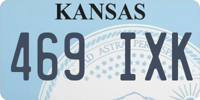 KS license plate 469IXK