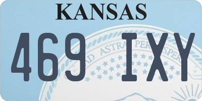 KS license plate 469IXY