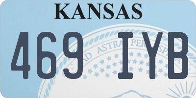 KS license plate 469IYB