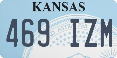 KS license plate 469IZM