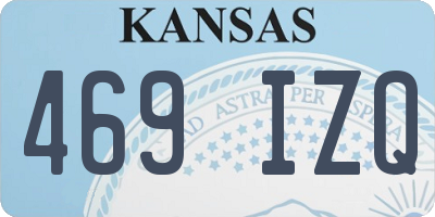 KS license plate 469IZQ