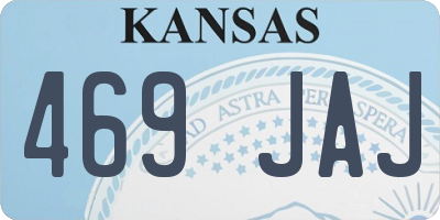 KS license plate 469JAJ