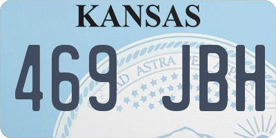KS license plate 469JBH