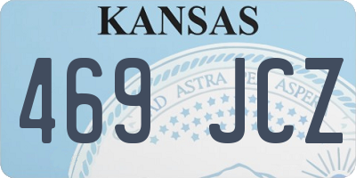 KS license plate 469JCZ