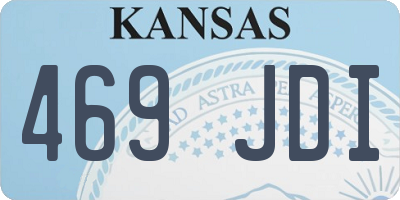 KS license plate 469JDI