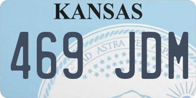 KS license plate 469JDM