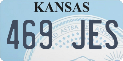 KS license plate 469JES