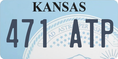 KS license plate 471ATP