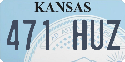 KS license plate 471HUZ