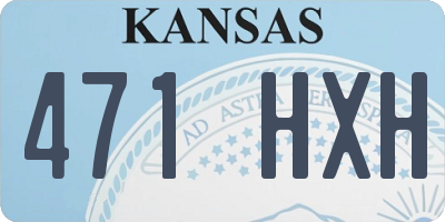KS license plate 471HXH