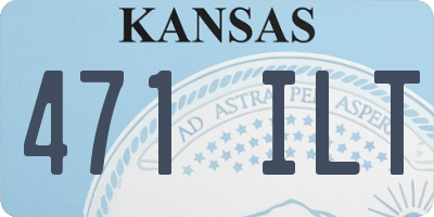 KS license plate 471ILT