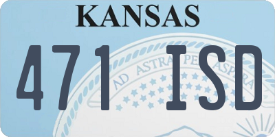 KS license plate 471ISD