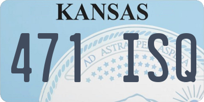 KS license plate 471ISQ