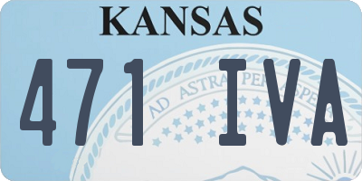 KS license plate 471IVA