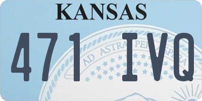 KS license plate 471IVQ