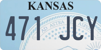 KS license plate 471JCY