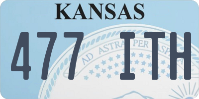 KS license plate 477ITH