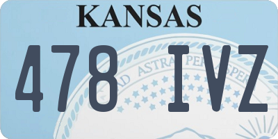 KS license plate 478IVZ