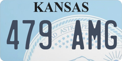 KS license plate 479AMG