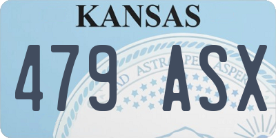 KS license plate 479ASX